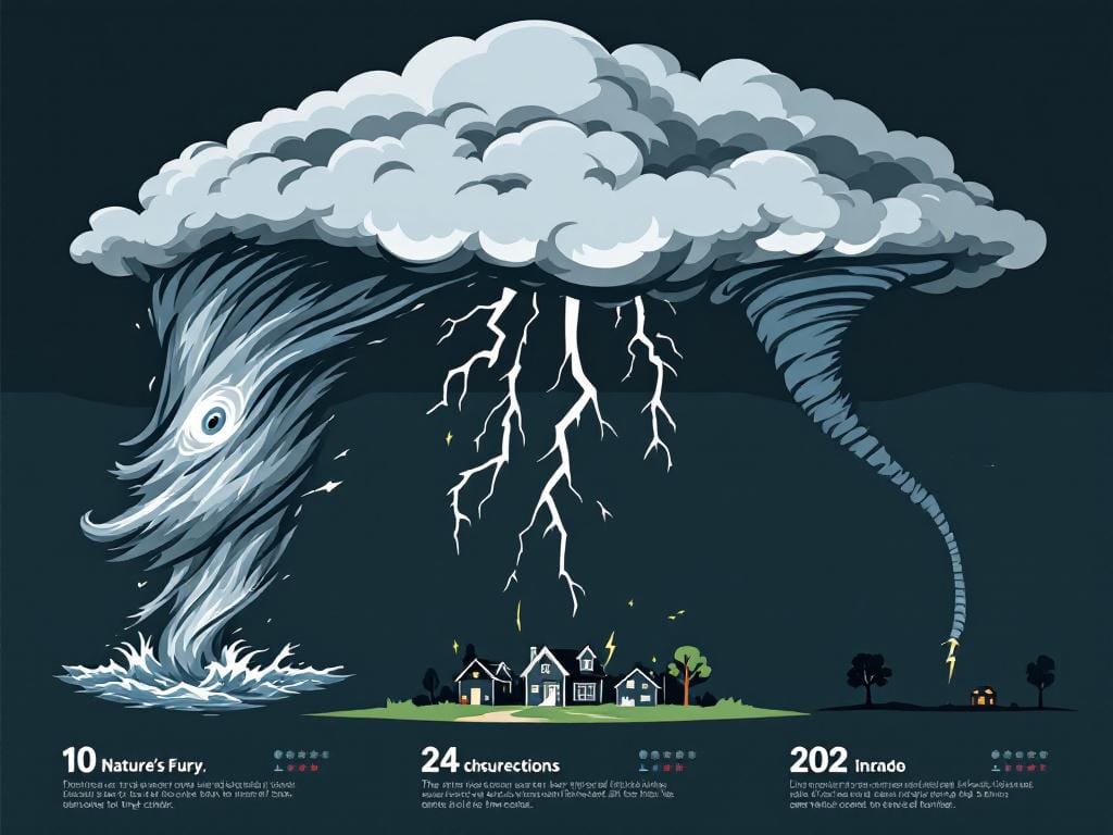 غضب الطبيعة: أخطر العواصف الطبيعية في تاريخ البشرية