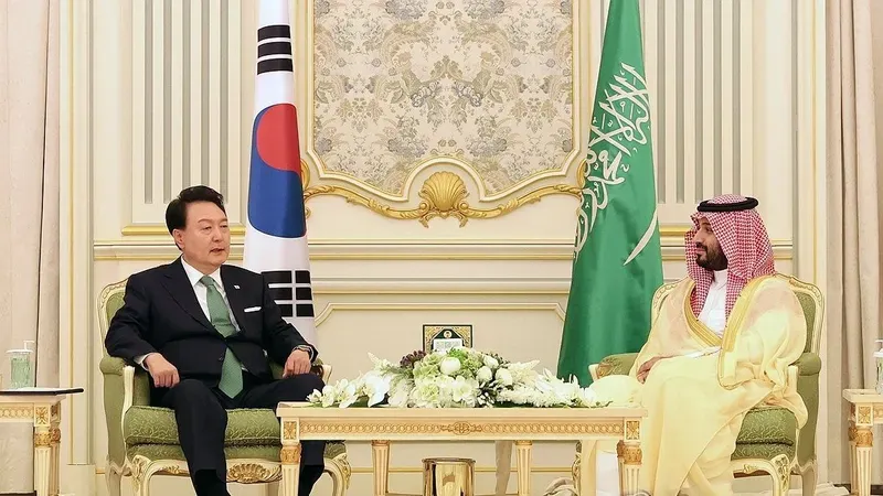 التبادل التجاري بين المملكة العربية السعودية وكوريا الجنوبية في 5 سنوات