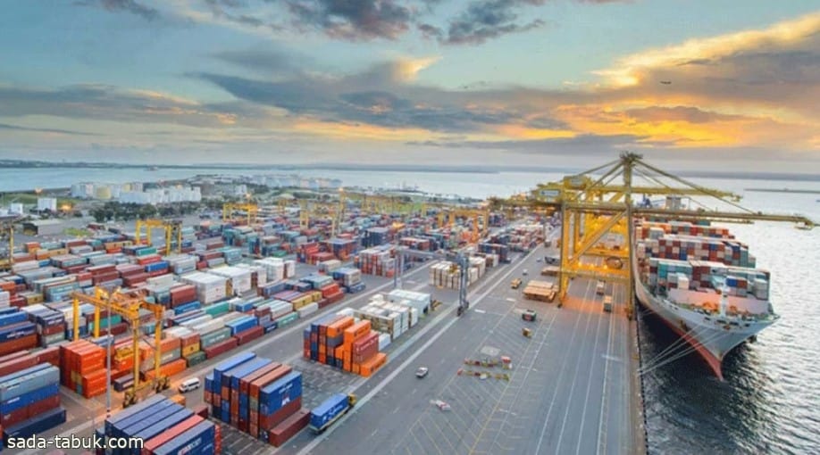 عدد الحاويات الصادرة والواردة من ميناء الملك عبد العزيز في النصف الأول من 2024