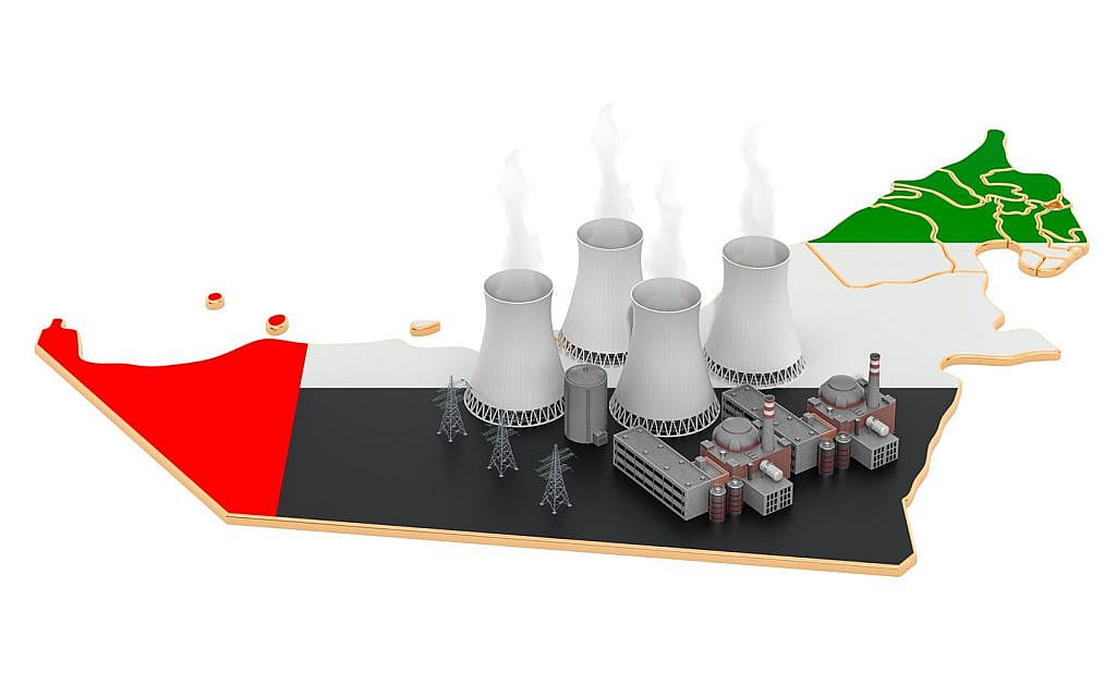 الإمارات بين أكثر الدول اعتماداً على الطاقة النووية لإنتاج الكهرباء