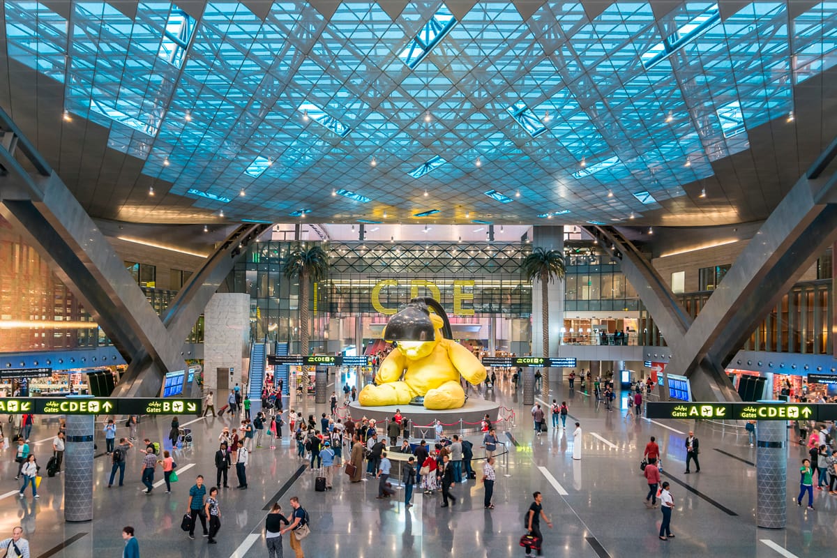 أرقام مطار حمد الدولي في 2024