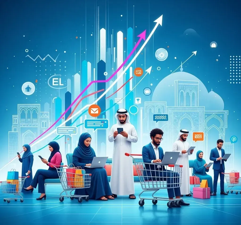 تحليل إحصائي لأبرز التوجهات في سوق التجارة الالكترونية العربي