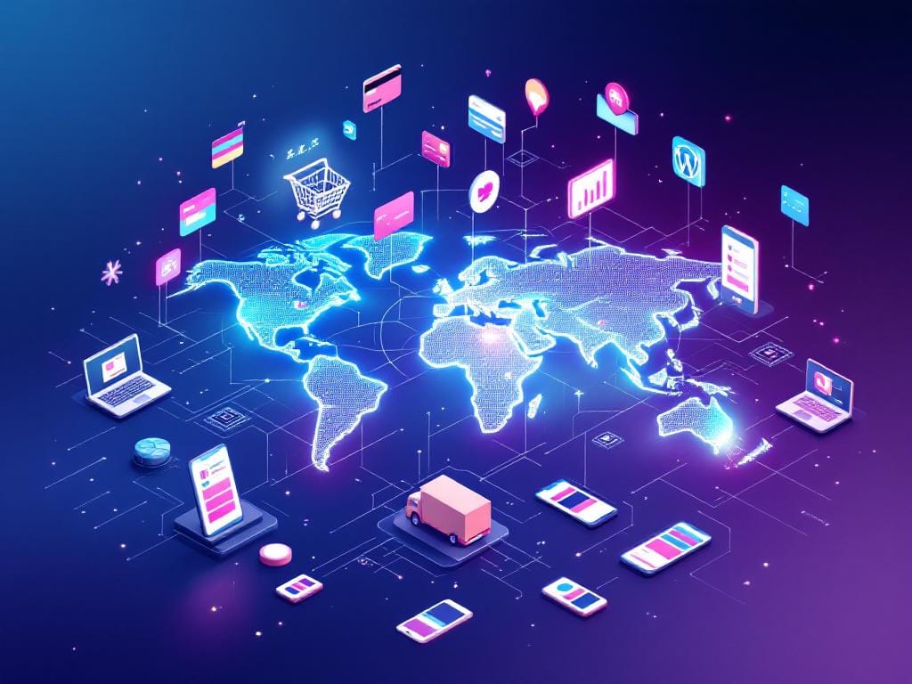 مكاسب التجارة الإلكترونية حول العالم في 2025