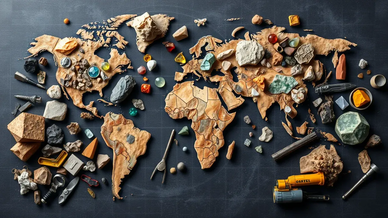 أرقام الثروة المعدنية حول العالم 2025