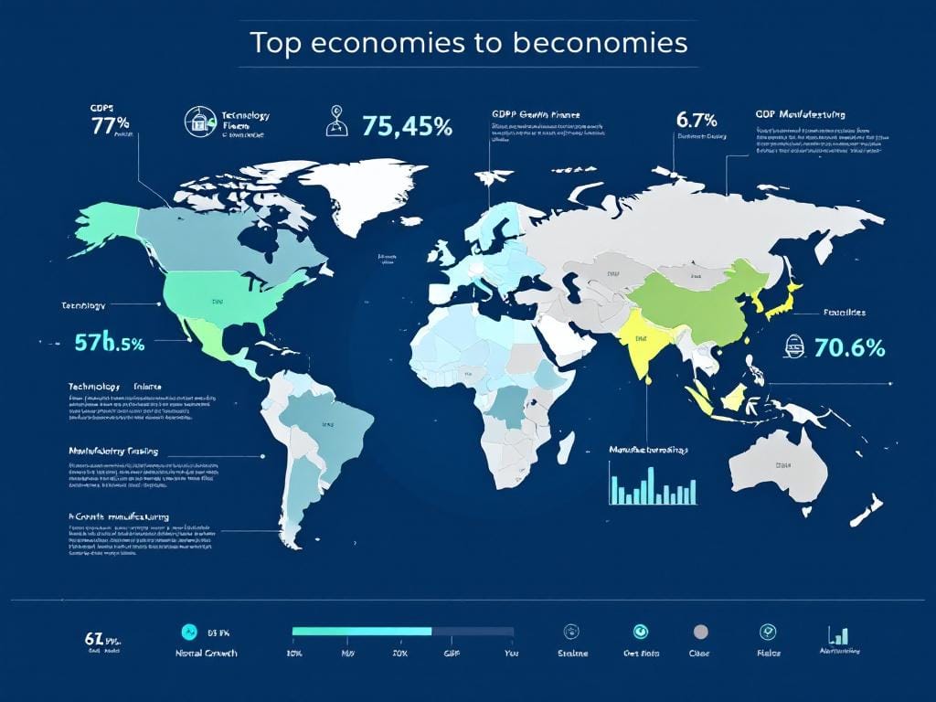 أكبر الاقتصادات العالمية في 2025: تحولات القوى الاقتصادية الكبرى
