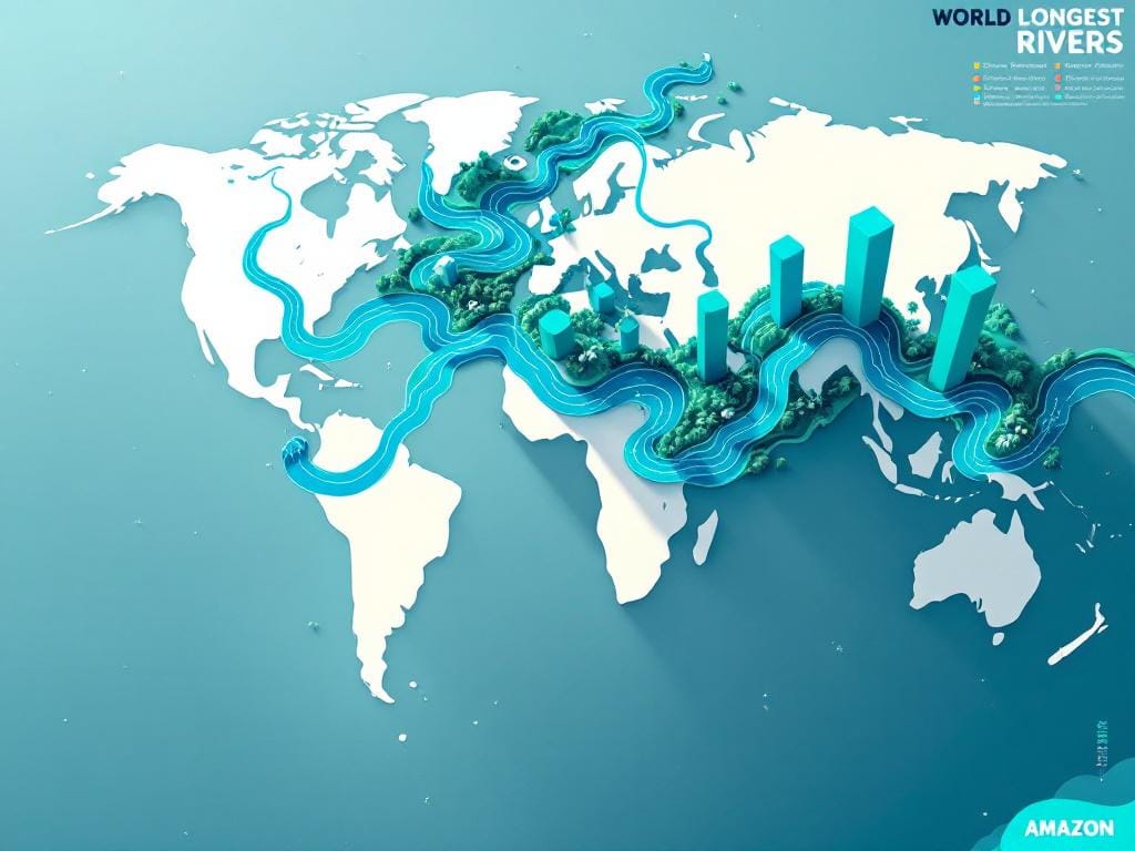 أطول أنهار العالم