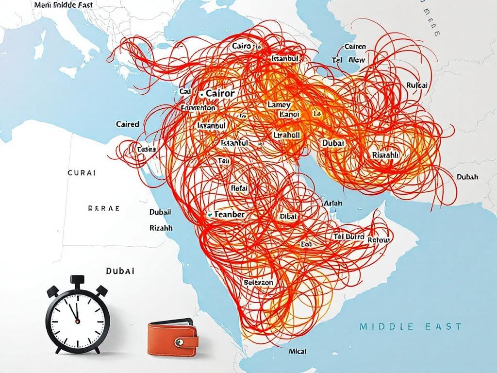 أكثر المدن ازدحاماً مرورياً في الشرق الاوسط 2025