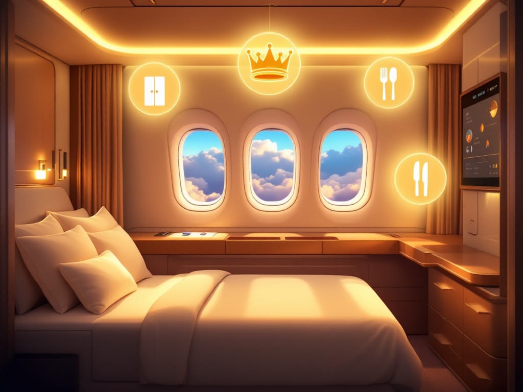 أفضل مقاعد الدرجة الأولى في شركات الطيران 2025