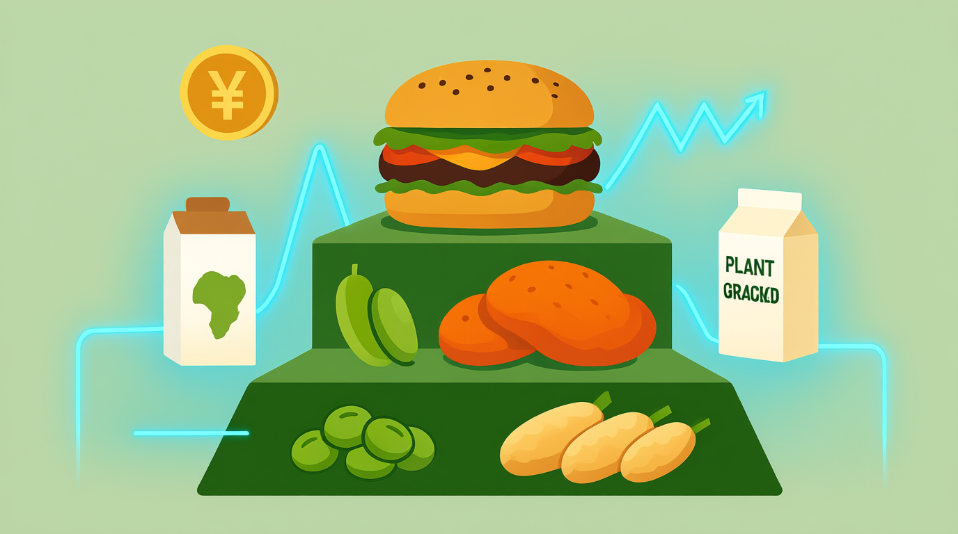 تحليل رقمي لنمو قطاع البروتين البديل 2025