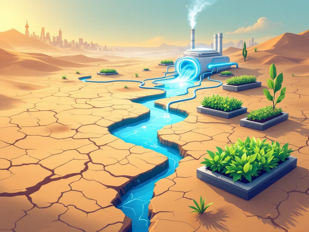 الشح المائي في منطقة الخليج 2025