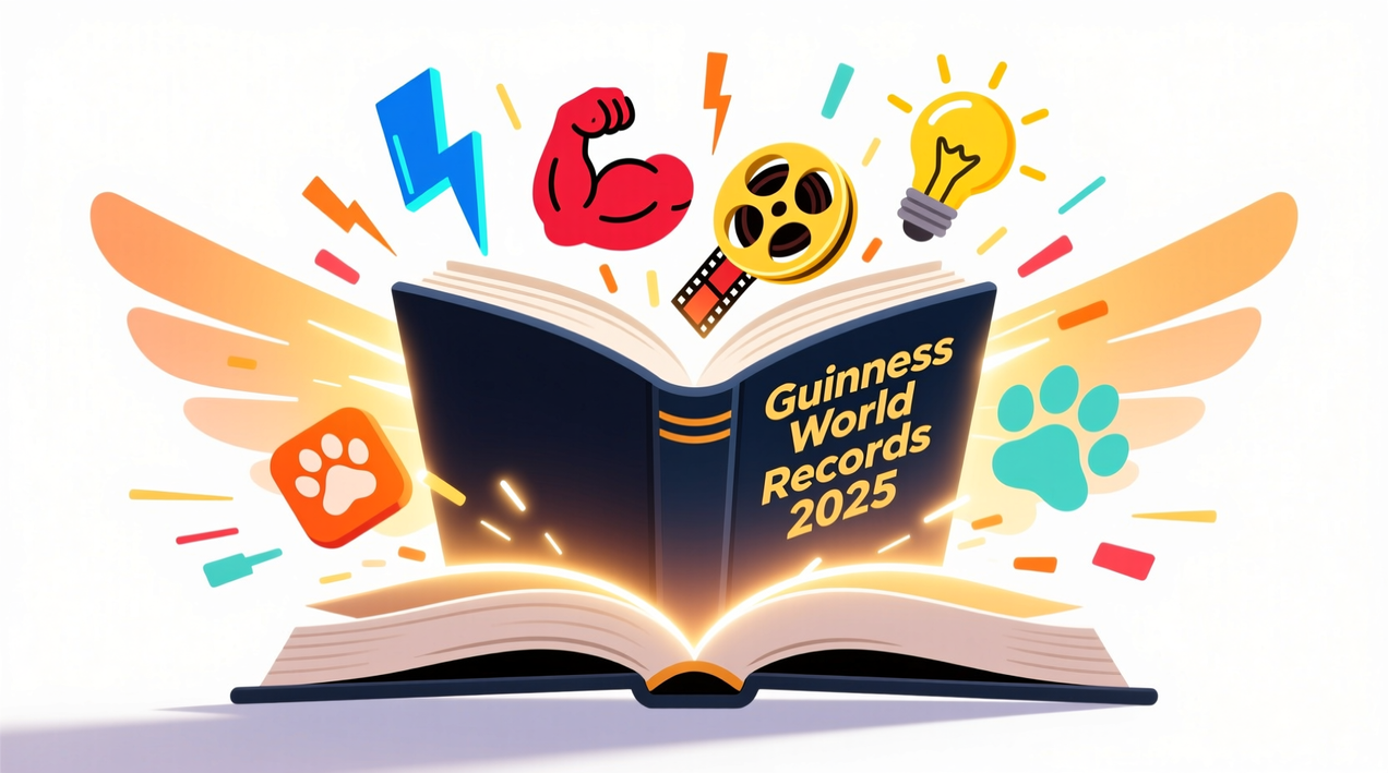 أبرز الأرقام القياسية في موسوعة جينيس 2025