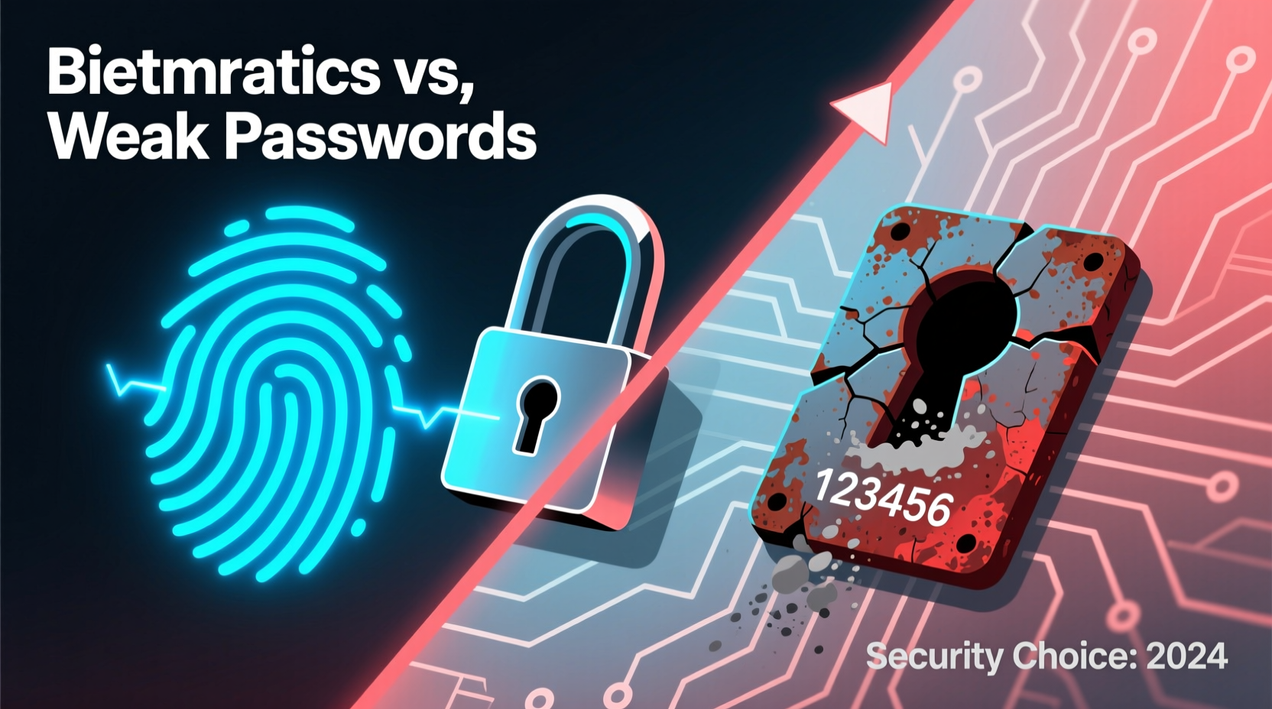 أرقام الاعتماد على المقاييس الحيوية وإهمال كلمات المرور القوية 2025