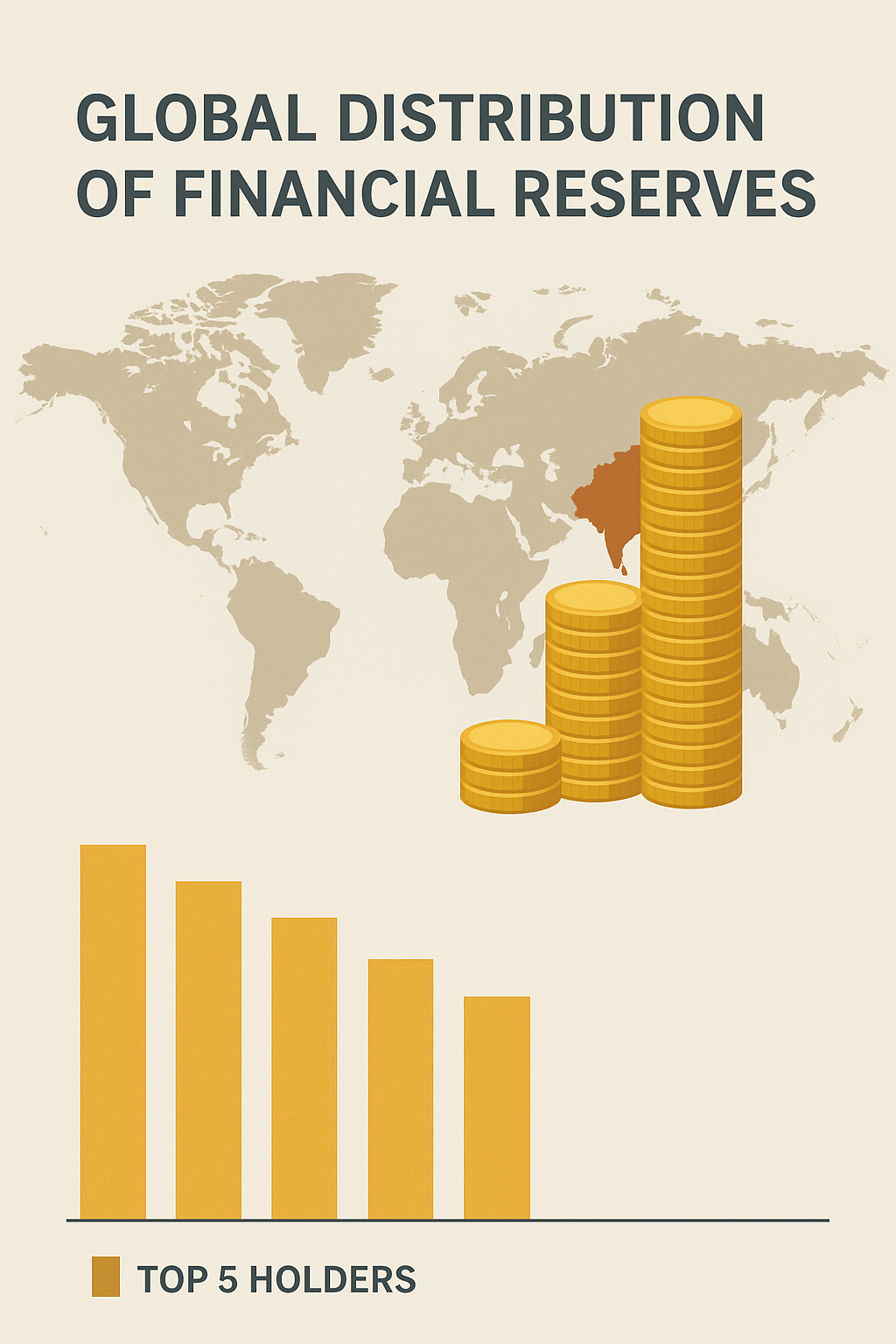 قراءة في خريطة أكبر احتياطيات النقد الأجنبي لعام 2025