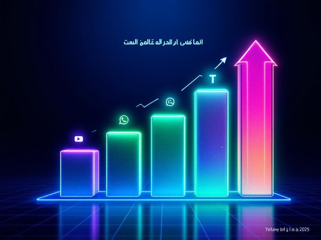 إحصائيات انتشار منصات التواصل الاجتماعي عالميا 2025