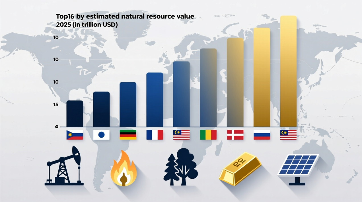 أغنى دول العالم بالموارد الطبيعية لعام 2025
