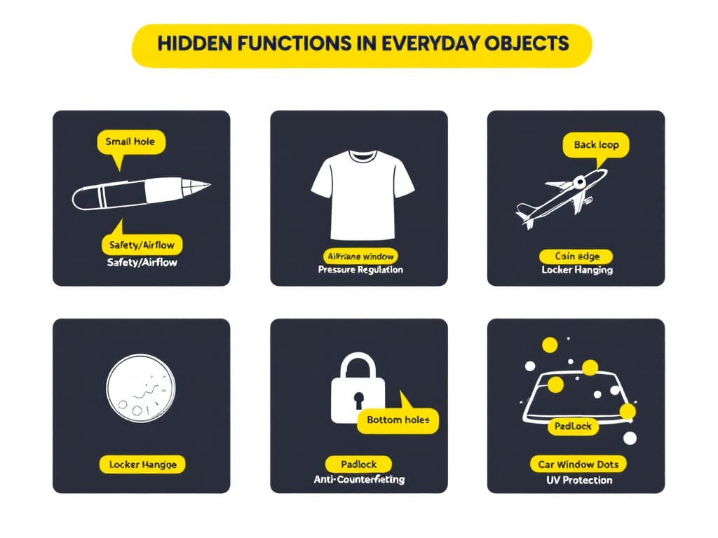 أسرار التصميم الخفية: أشياء يومية لها وظائف لم تكن تعرفها