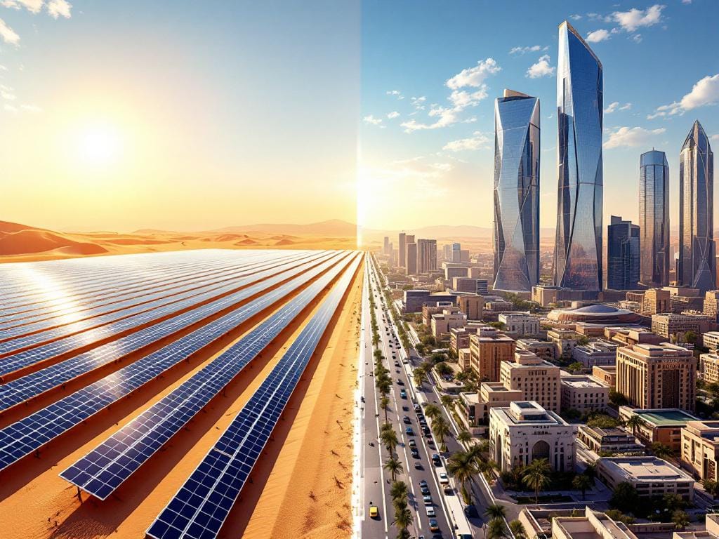 المدن السعودية الأكثر استخداماً للطاقة الشمسية مقارنة بباقي المناطق (2025)