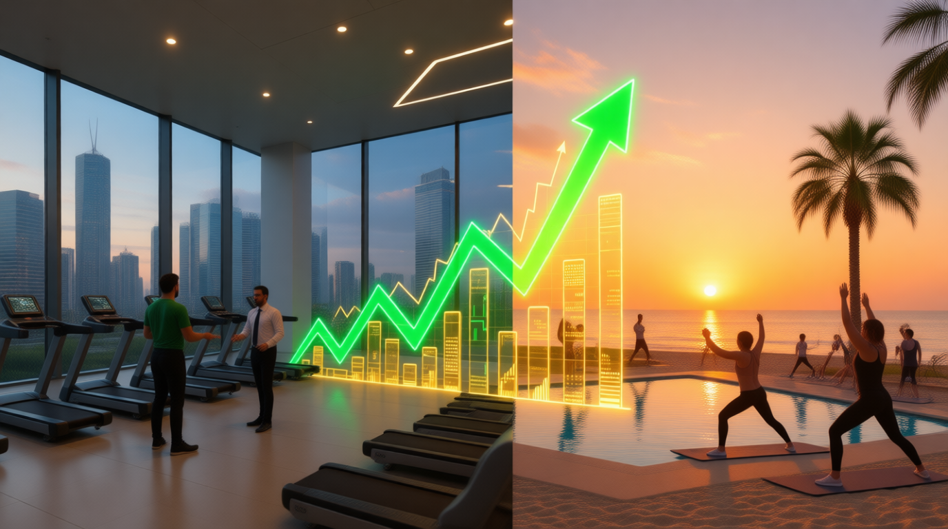 مقارنة نمو عدد الاشتراكات في الأندية الرياضية بين الرياض وجدة (2025)