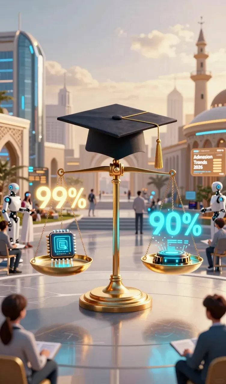 معدلات القبول في التعليم العالي عربيًا 2025