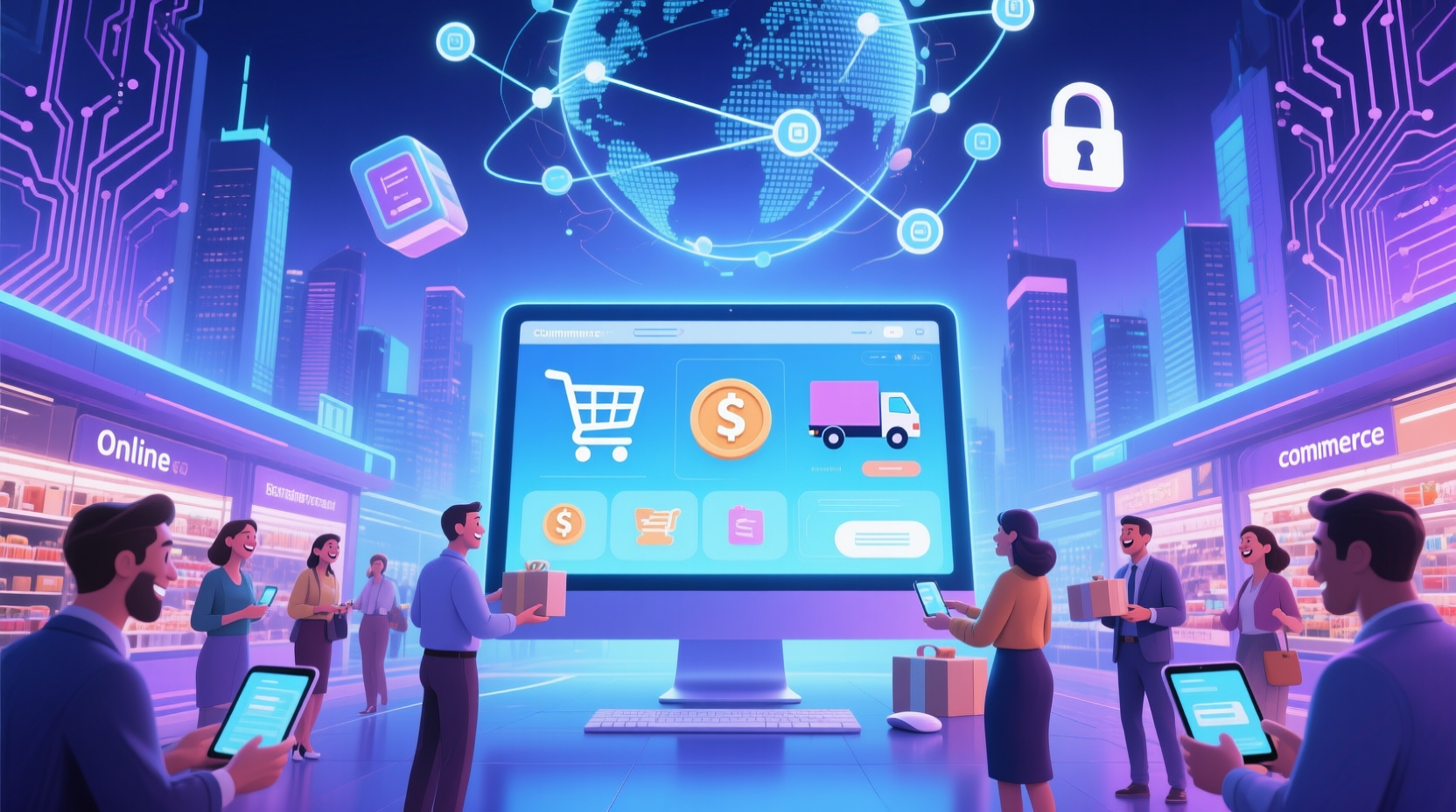تطور قطاع التجارة الإلكترونية في الخليج 2025