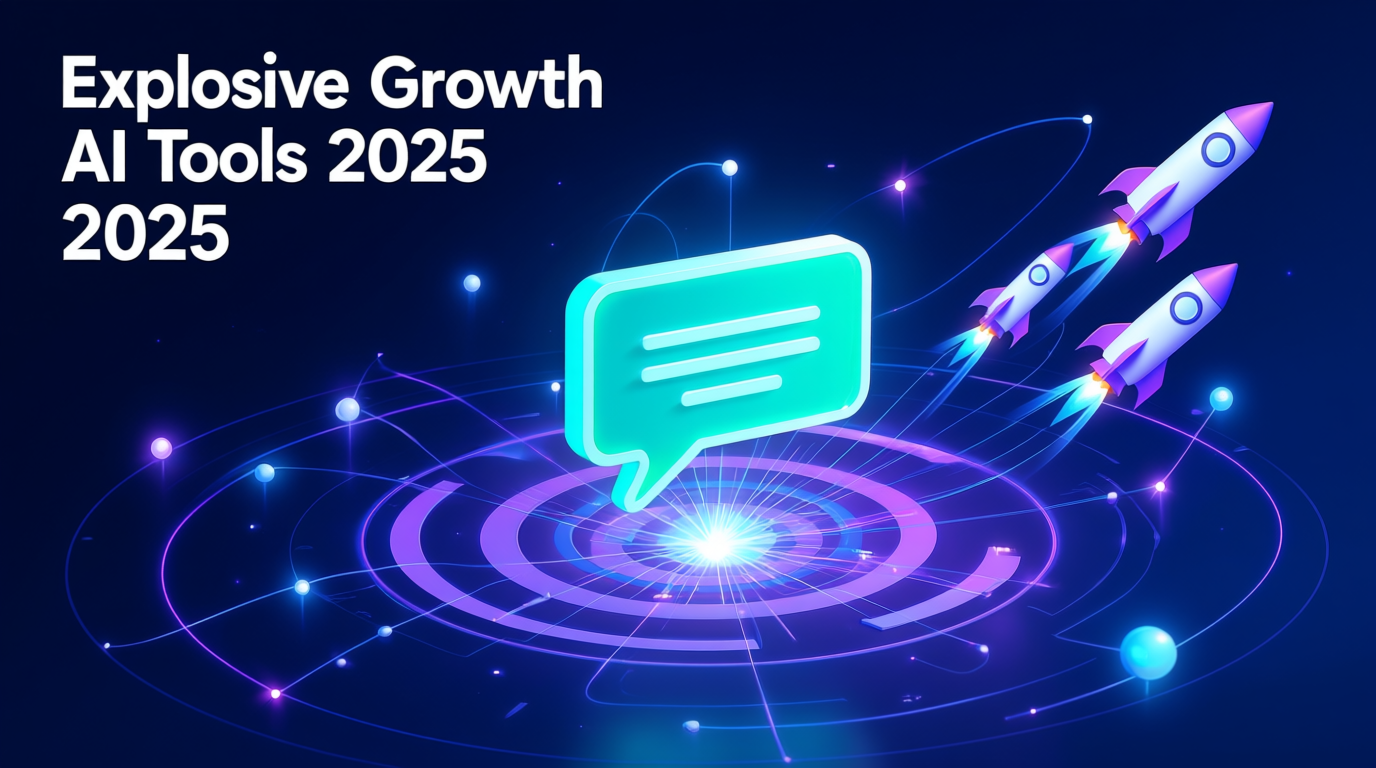 أكثر أدوات الذكاء الاصطناعي زيارةً ونمواً في 2025