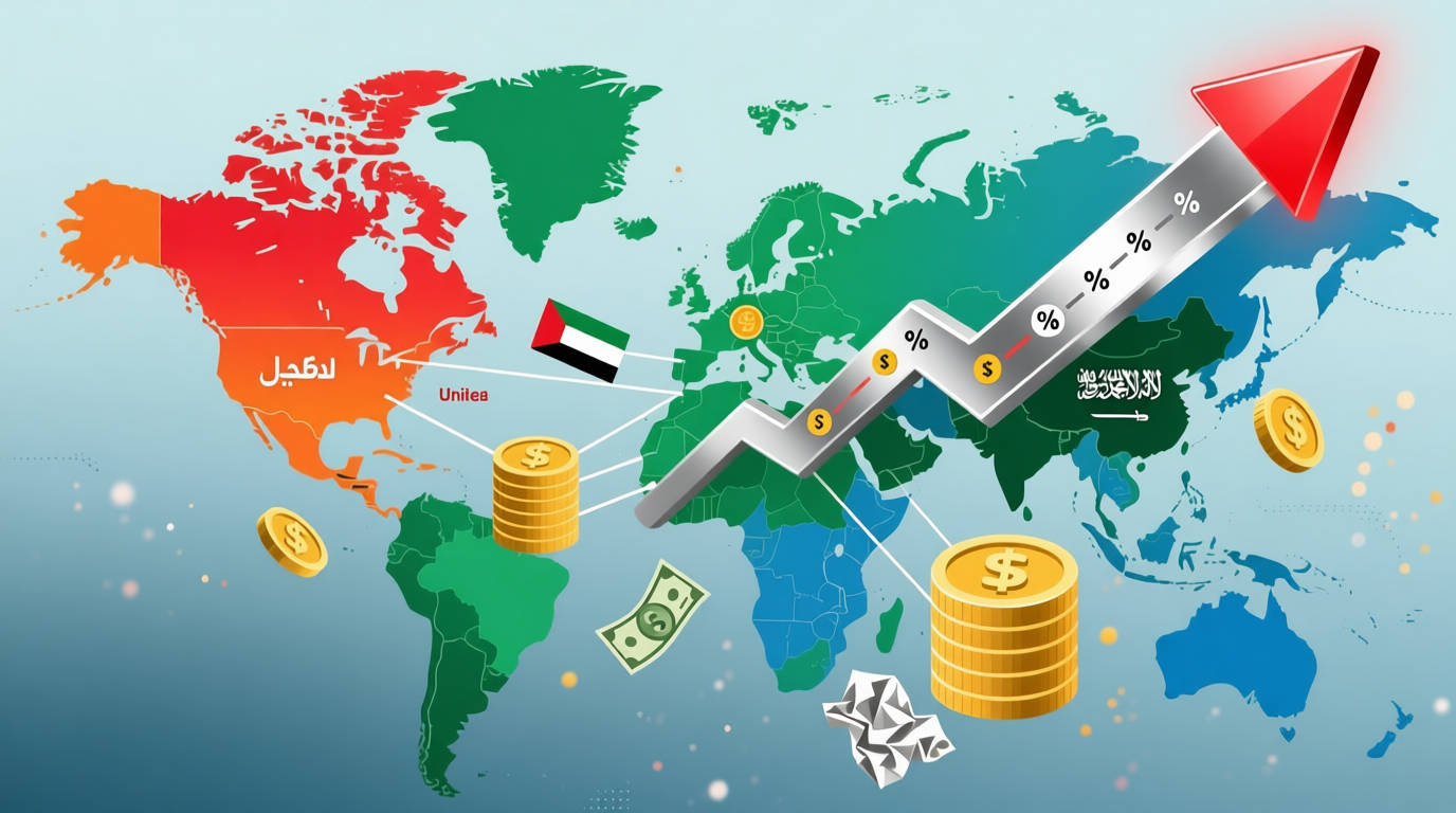 خريطة الديون العالمية (2025) والدول الأكثر والأقل تعرضاً