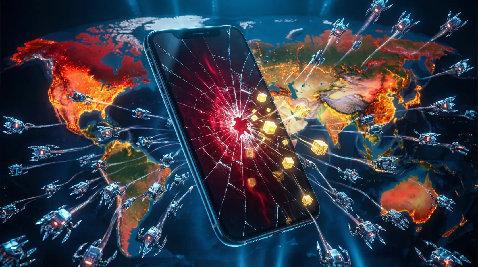 كم هاتف ذكي تم اختراقه عالمياً في 2025